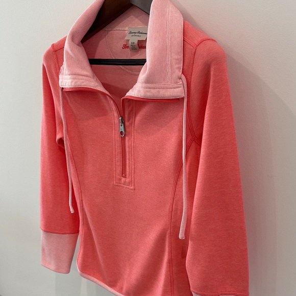Tommy Bahama Coral Quarter-Zip Pullover - Picture 5 of 8